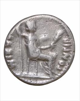 Denario del emperador Tiberio 2