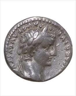 Denario del emperador Tiberio