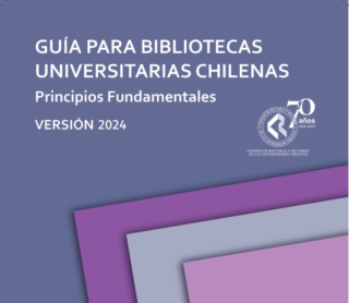 Portada de la guia para bibliotecas universitarias chilenas