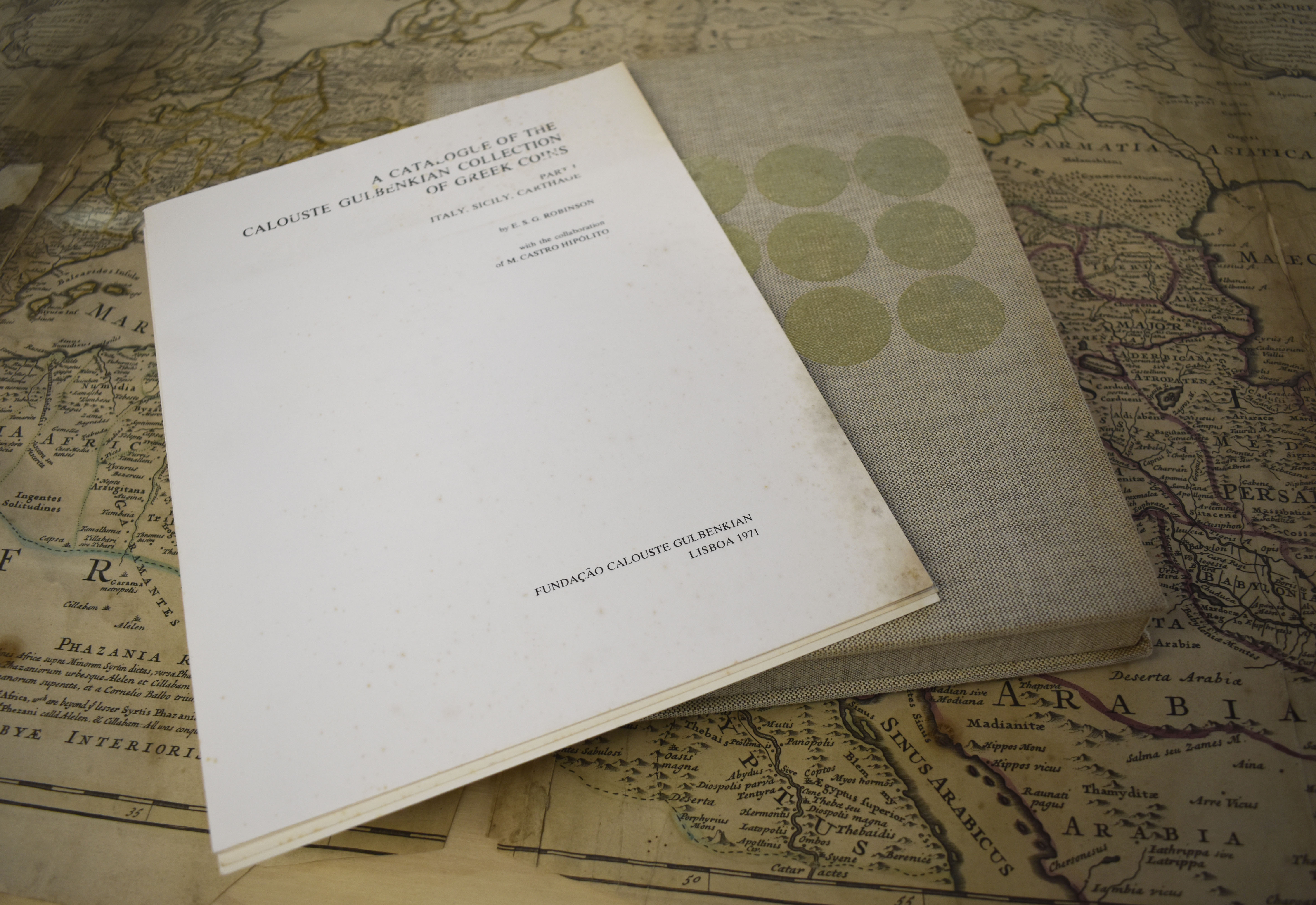 Fotografía del Catálogo de monedas: A Catalogue of the Calouste Gulbenkian Collection of Greek Coins