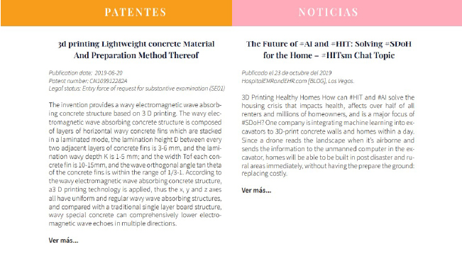 Ejemplos Boletín Vigilancia Tecnológica